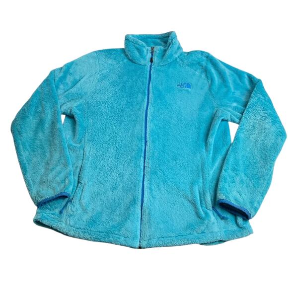 The North Face Jackets & Blazers - The North Face Womens XL Turquoise Blue Full Zip Fleece Full Zip Jacket